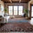 Premium Machine Washable Christina AMF1074 Circles Rug-1051686866