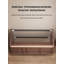 Meuble-lavabo Mid-Century en métal avec lavabo en céramique intégré
