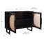 Buffet décoratif carré en bois massif 2 portes Maelys-1382140143