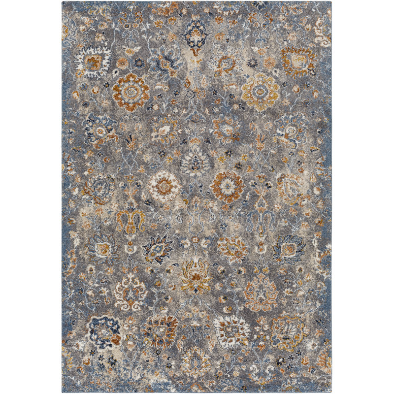 Hodder Oriental Indoor Rug, Rectangle 6'7" x 9'6"