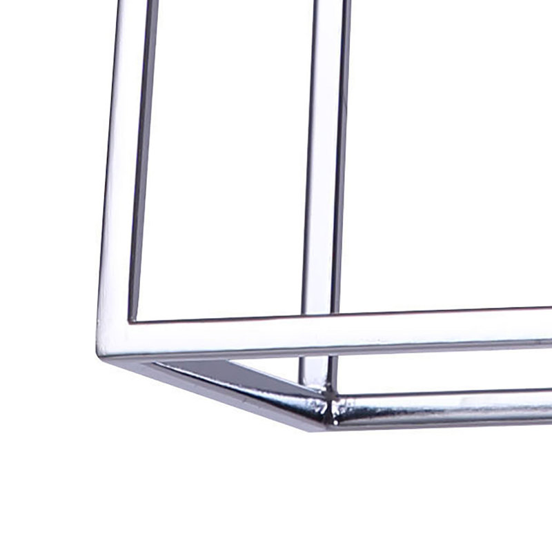 Yoshani 1 - Light Square/Rectangle Pendant, Chrome