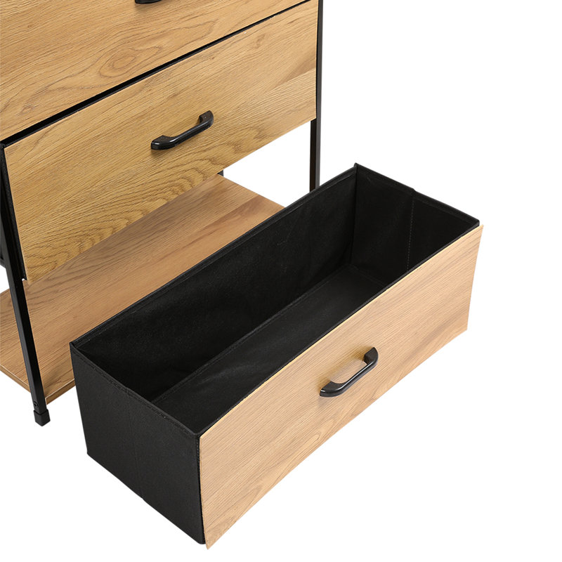 Manufactured Wood, Steel, Canvas Rectangle Accent Cabinet
