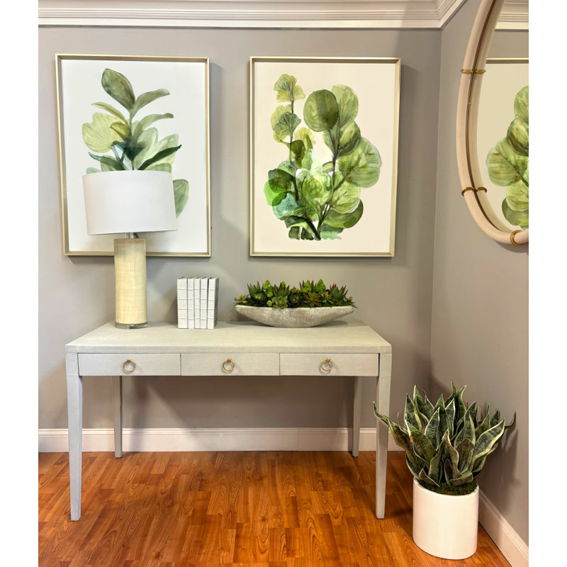 Faux Snake Plant in Fiberstone Planter