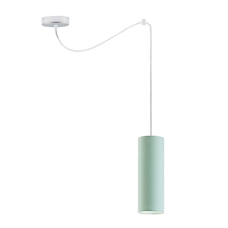 Konigstein 1 - Light Single;Cylinder Pendant, Mint, Silver