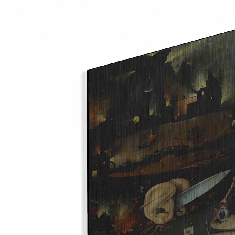 The Garden of Earthly Delights - Right Panel' by Hieronymus Bosch, Metal Wall Art, 48" H x 24" W