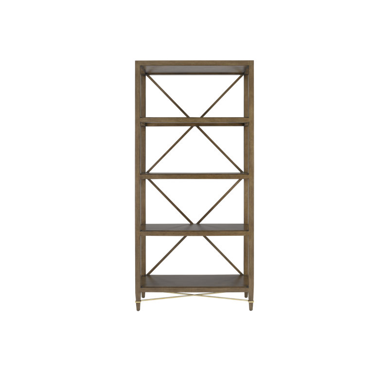 Verona Solid Wood Etagere Bookcase
