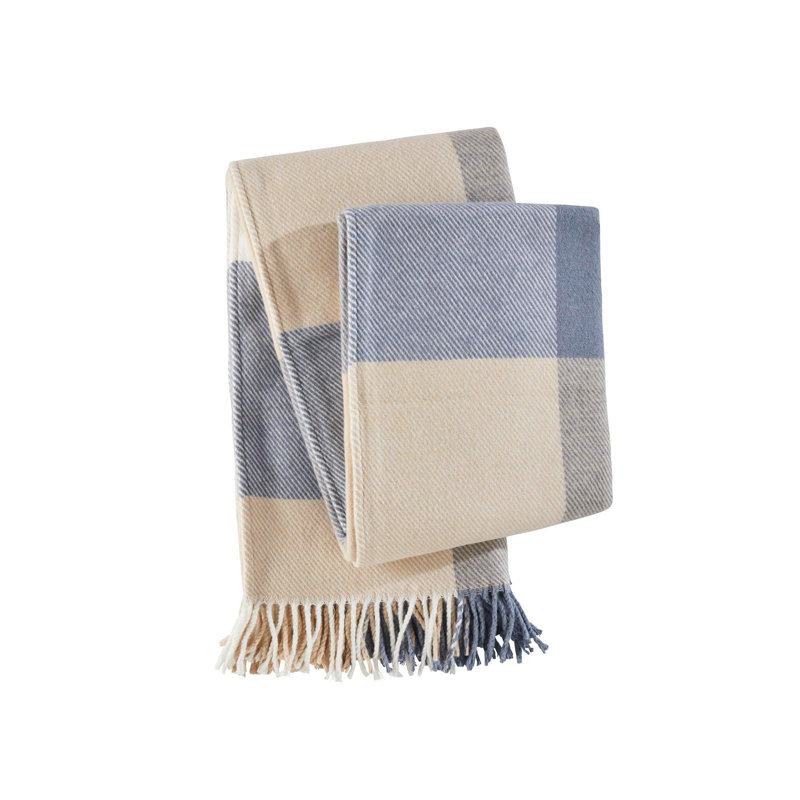 Plain Weave / Muslin Throw Blanket, W180 x L280cm, Turquoise