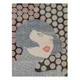 Rug & Kilim’S Modern Distressed Rug In Polychromatic Figural Pictorial