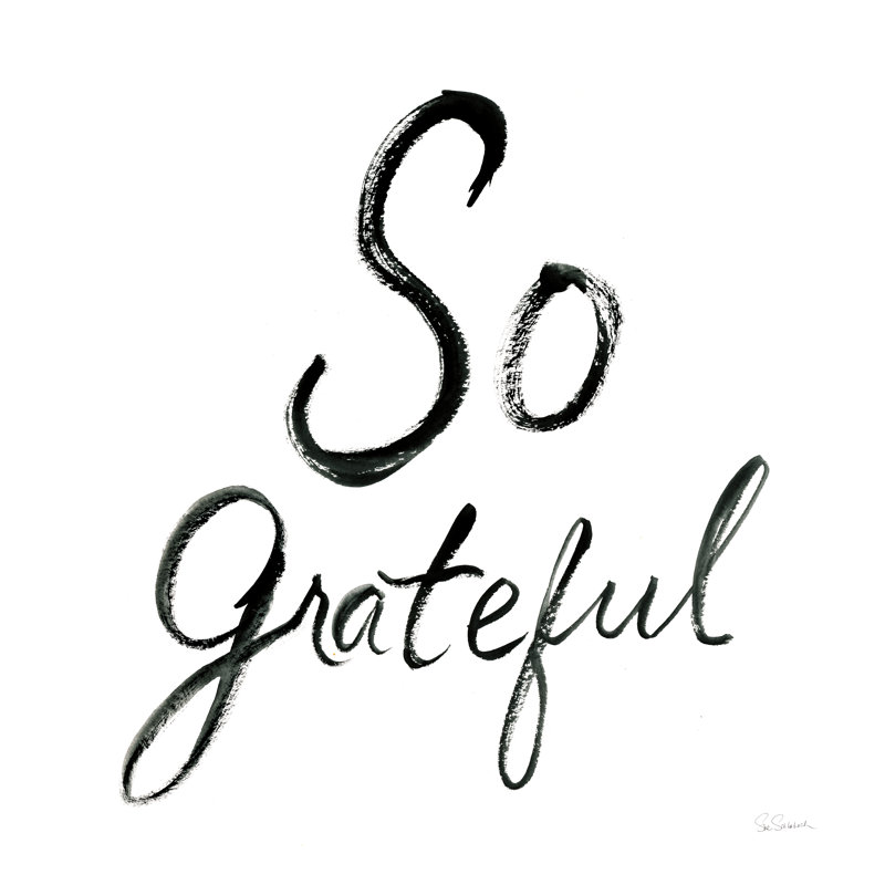" So Grateful " by Sue Schlabach, 12" H x 12" W x 1.25" D