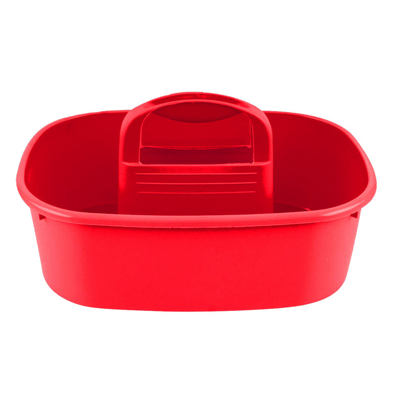 Large Multipurpose Organizer Caddy- 14"x6", Red