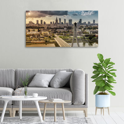Warsaw Poland - Wrapped Canvas Print