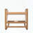 Oversized Acacia Wood Club Chair – Outdoor Lounge Chair with White Cushion Set
