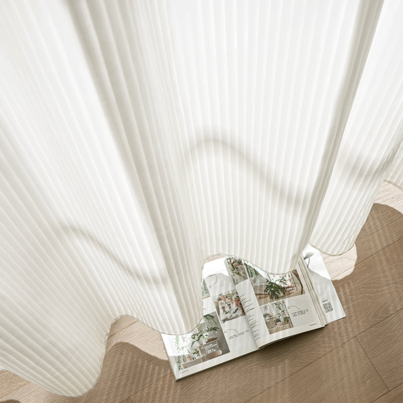 Ensemble de 2 voilages semi-transparents Diyon, L 50 po x L 63 po