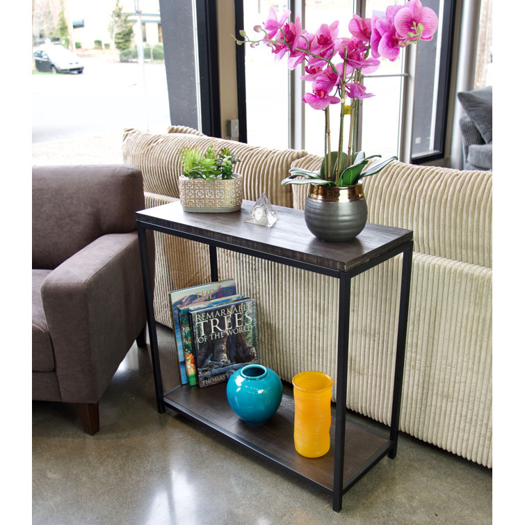 Anayanci 32'' Solid Wood Top Console Table