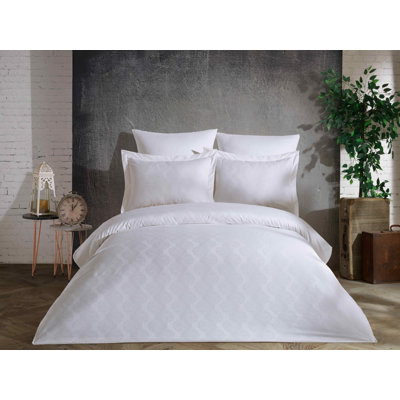 Cotton Geometric Shapes Duvet Cover Set