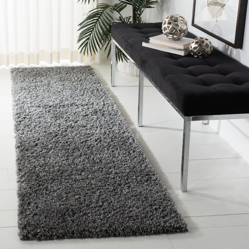 Tapis gris Chen, Tapis de couloir 2 pi 3 po x 14 pi