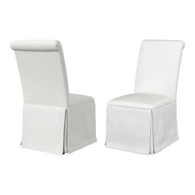 Upholstered Skirted Dining Chair (Set of 2)