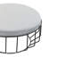 Kauai Stainless Steel Accent Stool