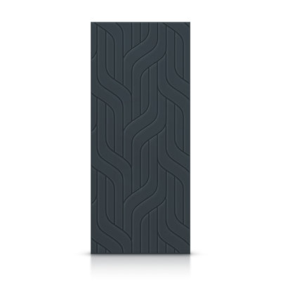 Hollow Paneled Painted without Installation Hardware Kit Slab Door