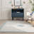 Cecelia Polar Bear Kids Fringe Area Rug-1931075154