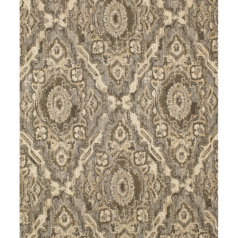 Alcorn Fabric, Brown/Ivory