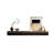 Retro Black Solid Wood TV Stands