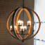 Lustre globe 9 lumières