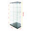 Vitrine en verre trempé avec Bluetooth DEL et miroir arrière-903713382