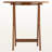 Garrett Solid Wood 5-Piece Snack Table Set in Brown Finish, 23.39'' L X 15.56'' D-542986567