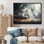 «Ethereal Stormy Skies Horizon II», art mural tempêtes