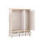 Comfrey 3 Door Solid + Manufactured Wood Wardrobe-1184862760