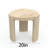 Modern Style Natural Finish Round Dining Table