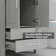 24 In. W X 19 In. D X 32 In. H Bath Vanity In Blue With Solid Surface Top In Blue