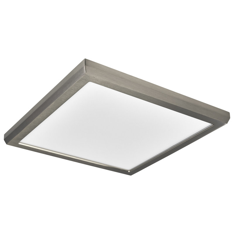 Plafonnier encastré à intensité variable 9 po Blink, Nickel brossé