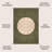 Cirkel Minimalist Geometric Dot Machine-Washable Green/Cream Rug-1268380536