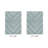 Annaclara Premium 100% Cotton 2 Piece Bath Rug Sets with Non-Slip Backing, Machine Washable, Luxurious Chervon Pattern Super Absorbent & Tufted Weave Bath Mat for Bathroom, Shower, and Tub-71048576-71048583