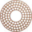 Médaillon de plafond 22 "x 22" x 8 "ID x T 1/4" Fink-63412005-63412007