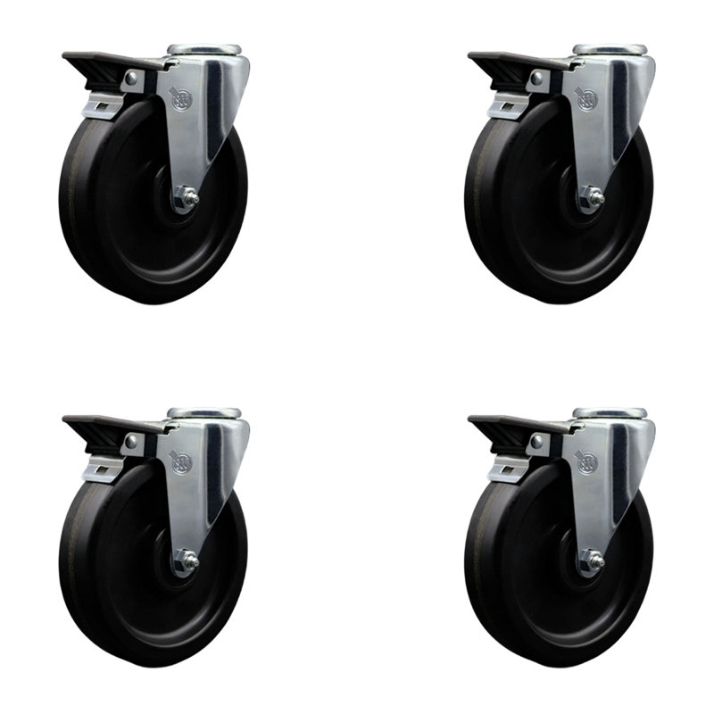 Phenolic Swivel Bolt Hole Caster