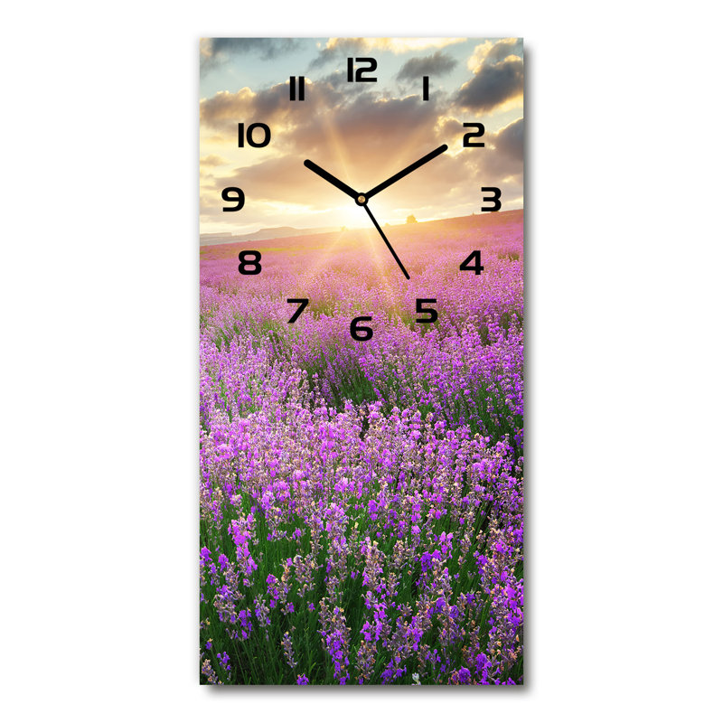 Jeffs Glass Wall Clock, Black