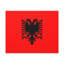 «Albania Country Flag» sur toile-1199459981