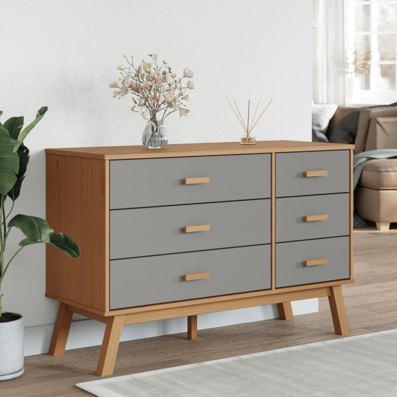 Lachish Accent Chest, Brown/Gray