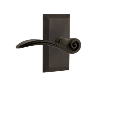 Nostalgic Warehouse Studio Plate Privacy (Bed & Bath) with Swan Lever