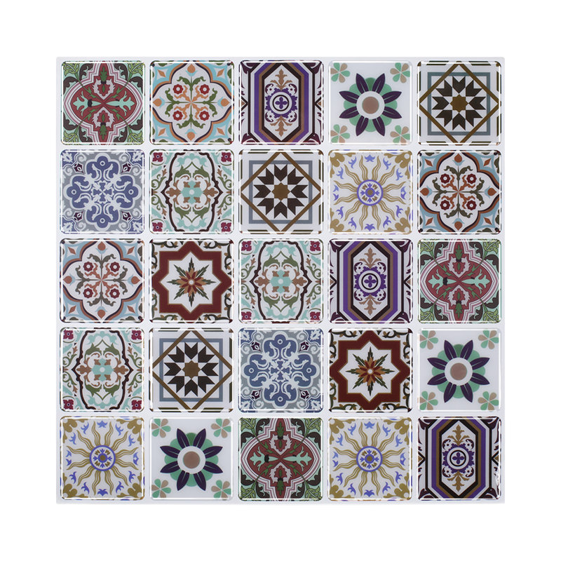 Dodsworth 30cm W x 30cm L Gel Peel and Stick Mosaic Tile
