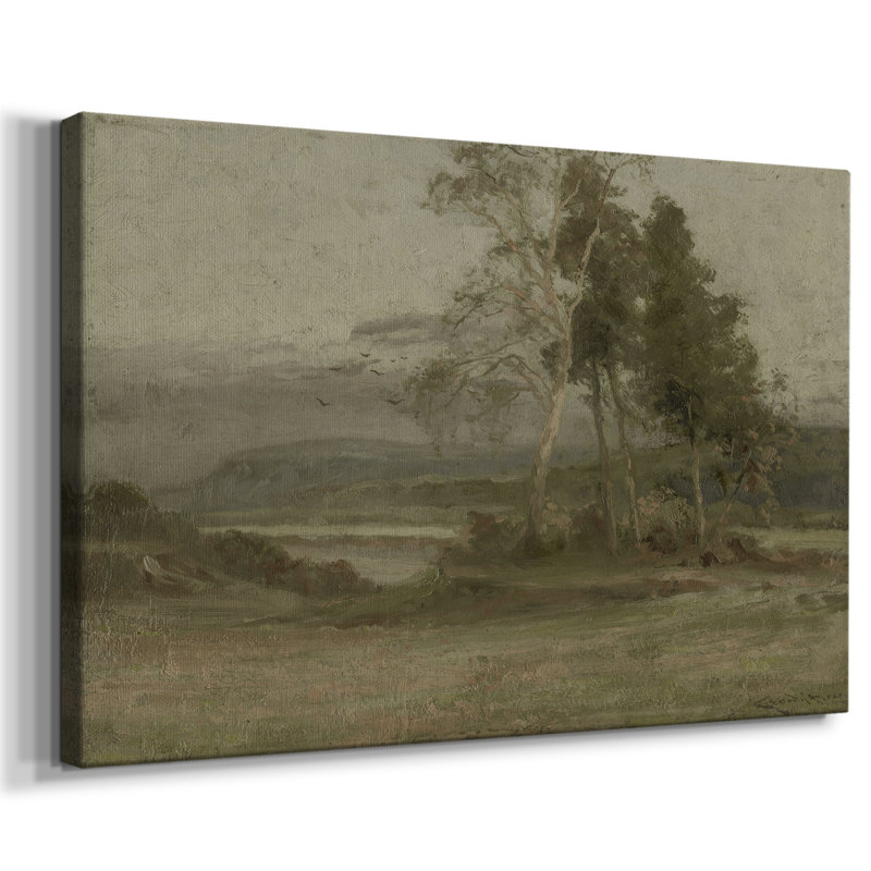 «Vintage Landscape -DCCI» sur, Toile tendue, H 13 po x l 19 po x P 1,5 po
