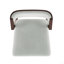 Tabouret de comptoir en chenille Evalyn-532100132