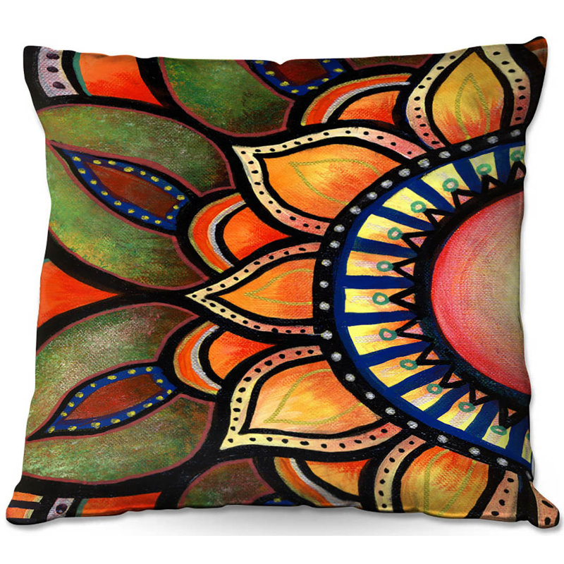 Coussin décoratif carrée canapé, 18 po x 18 po