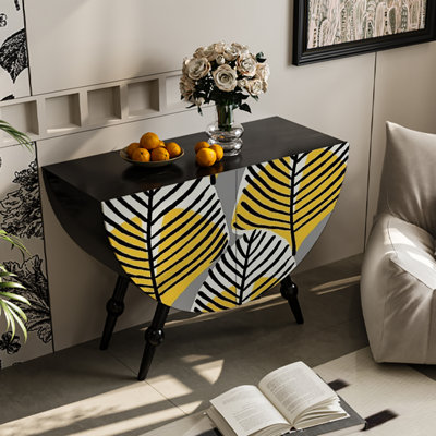 Simple semicircle art decorative cabinet