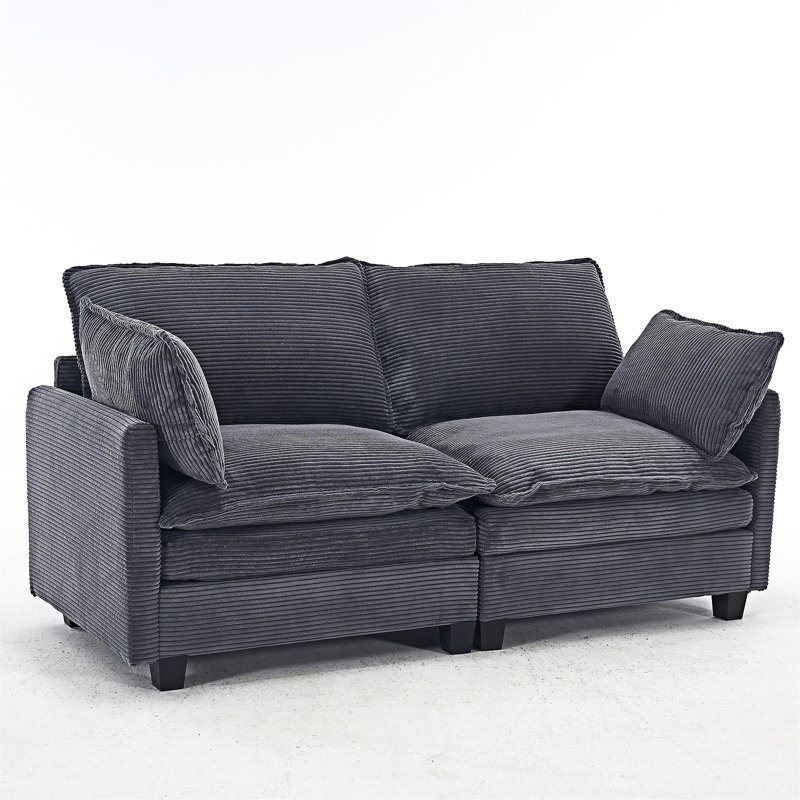 Canapé modulaire rembourré