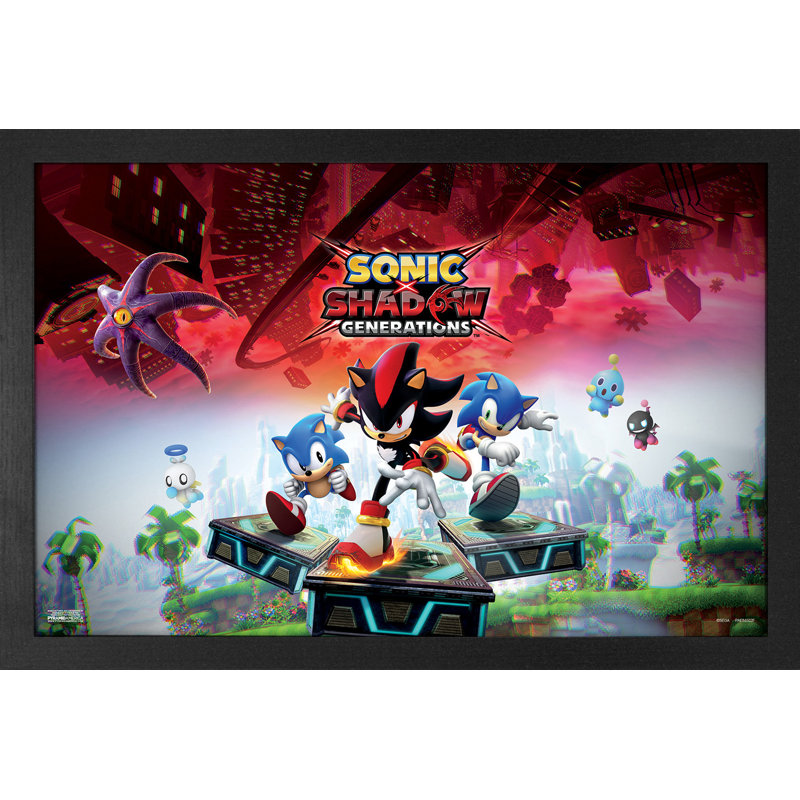 Sonic- Shadow Generations - Shadow Generations 11x17 Gel-Coat Framed Print