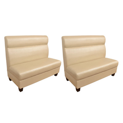Banc rembourré en similicuir